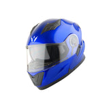 1Storm New Motorcycle Bike Modular Full Face Helmet Dual Visor Sun Shield with LED Tail Light + Motorcycle Bluetooth Headset: Modular901