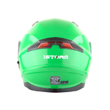 1Storm New Motorcycle Bike Modular Full Face Helmet Dual Visor Sun Shield with LED Tail Light + Motorcycle Bluetooth Headset: Modular901