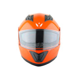 1Storm New Motorcycle Bike Modular Full Face Helmet Dual Visor Sun Shield with LED Tail Light + Motorcycle Bluetooth Headset: Modular901