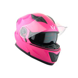 1Storm New Motorcycle Bike Modular Full Face Helmet Dual Visor Sun Shield with LED Tail Light + Motorcycle Bluetooth Headset: Modular901