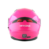 1Storm New Motorcycle Bike Modular Full Face Helmet Dual Visor Sun Shield with LED Tail Light + Motorcycle Bluetooth Headset: Modular901