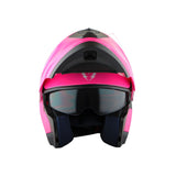 1Storm New Motorcycle Bike Modular Full Face Helmet Dual Visor Sun Shield with LED Tail Light + Motorcycle Bluetooth Headset: Modular901