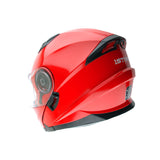 1Storm New Motorcycle Bike Modular Full Face Helmet Dual Visor Sun Shield with LED Tail Light + Motorcycle Bluetooth Headset: Modular901