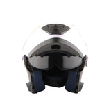1Storm New Motorcycle Bike Modular Full Face Helmet Dual Visor Sun Shield with LED Tail Light + Motorcycle Bluetooth Headset: Modular901