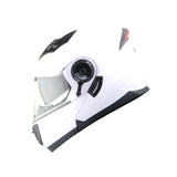 1Storm New Motorcycle Bike Modular Full Face Helmet Dual Visor Sun Shield with LED Tail Light + Motorcycle Bluetooth Headset: Modular901