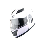 1Storm New Motorcycle Bike Modular Full Face Helmet Dual Visor Sun Shield with LED Tail Light + Motorcycle Bluetooth Headset: Modular901