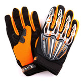 WOW Updated Youth Motocross Helmet Kids Motorcycle Bike Helmet Matt Star + Goggles + Skeleton Glove Bundle: HBOY-K_Star