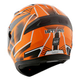 1Storm Motorcycle Modular Full Face Flip up Dual Visor Helmet + Spoiler + Motorcycle Bluetooth Headset: HJK316