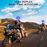 Martian Motocycle Helmet Wireless Waterproof Bluetooth Headset BlueT-S2 /6 Riders Intercom/1000M Intercom/FM Radio/Moto Biking & Skiiing/2 in 1 Microphone/
