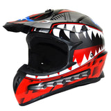 1Storm Adult Motocross Helmet BMX MX ATV Dirt Bike Downhill Mountain Bike Helmet Racing Style: HKY_SC09S