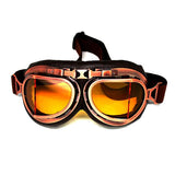 Motorcycle Goggles Scooter Mopeds Half Helmet Vintage Vespa Pilot Aviator Style: GK_T008