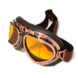 Motorcycle Goggles Scooter Mopeds Half Helmet Vintage Vespa Pilot Aviator Style: GK_T008