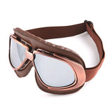 Motorcycle Goggles Scooter Mopeds Half Helmet Vintage Vespa Pilot Aviator Style: GK_T10