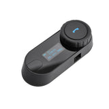 1Storm Motorcycle Modular Full Face Flip up Dual Visor Helmet + Spoiler + Motorcycle Bluetooth Headset: HJK316
