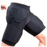 1Storm Men Lycra+EVA Anti-Collision Chest Protective Black Short Shirt/Pant for Football Baseball Basketball Bike Rugby Snowboard Ski Volleyball