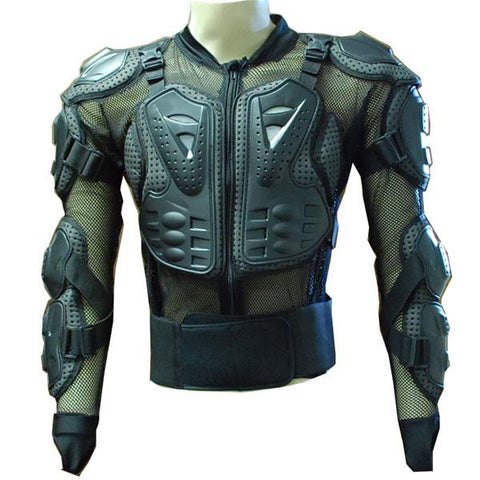WOW Motorcycle Motocross Bike Guard Protector Adult Body Armor A1 Black
